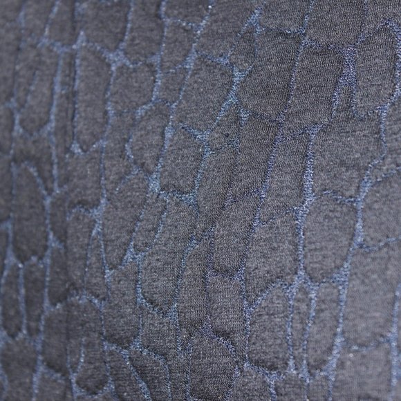 TORY BURCH Navy Blue and Black Quilted Jaquard XS - Picture 6 of 12